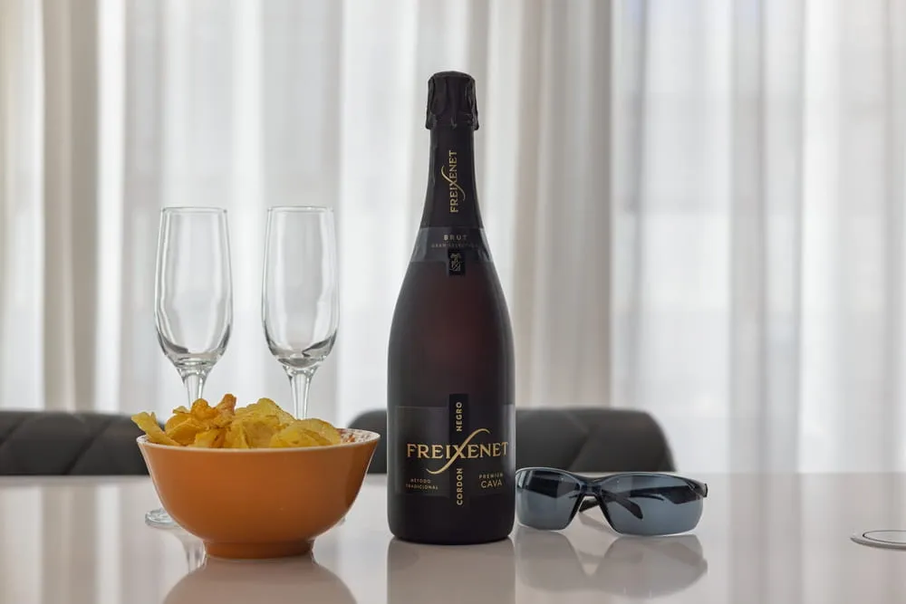 Cava and Spanish sparkling wine served chilled